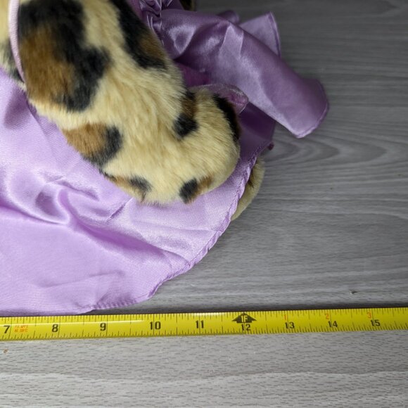 Build-A-Bear BAB World Wildlife Fund (WWF) Cheetah/Leopard Plush 10" w/Dress - Picture 8 of 11